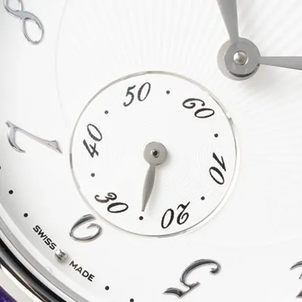 top-tier Hermès women's white dial purple belt women's classic watch series quartz watch front view