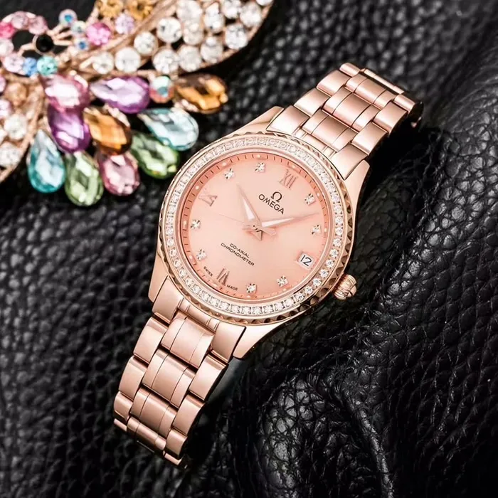 Hot new Omega men’s and women’s watches front view