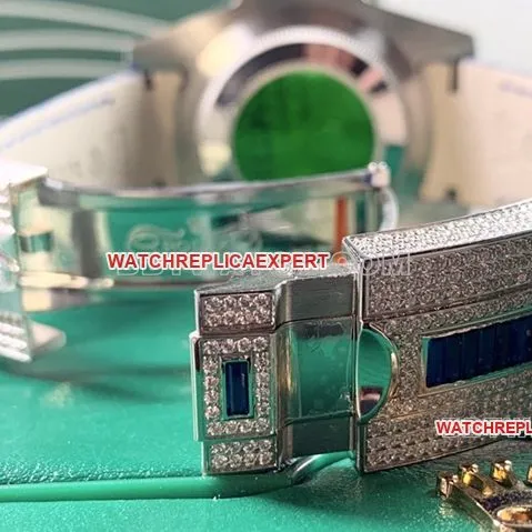 Rolex Submariner top blue disk diamond ring strap models front actual photo