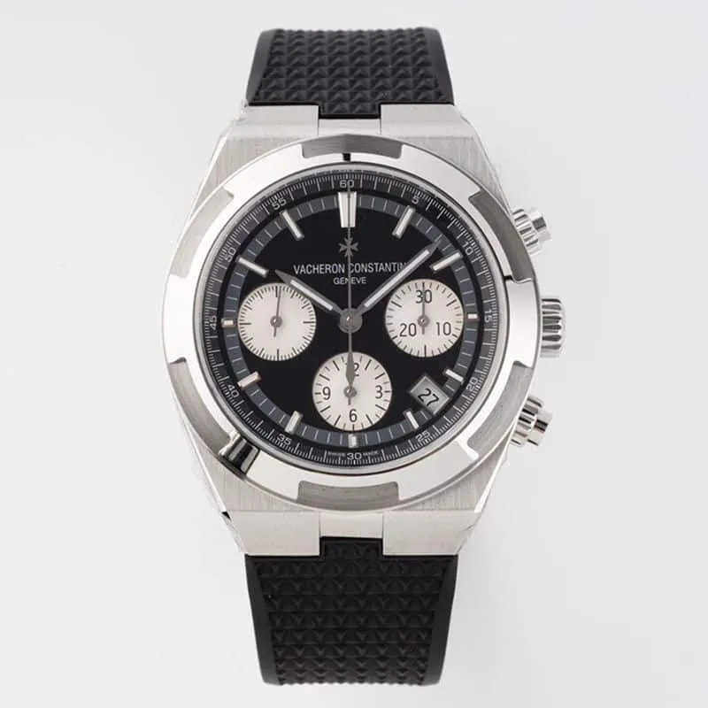 Vacheron Constantintop-tierhigh-quality watch Zonghengshihai series men's mechanical black face watch front view