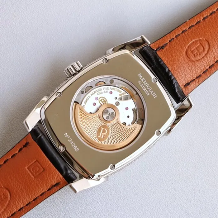 Top-tier watch Parmigiani Fleurier men's gold plate KALPA series fully automatic movement watch front view