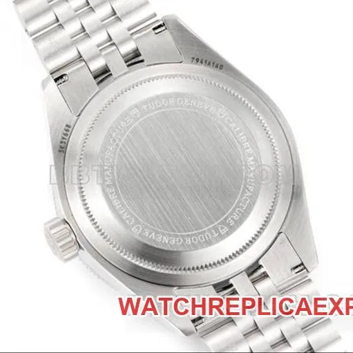 Tudor watch 3T factory Biwan ice blue dial 41mm stainless steel steel bracelet front live photo