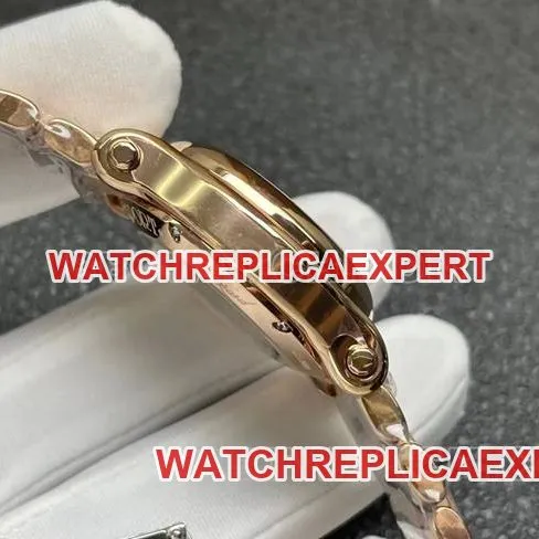 1:1replica watch YF factory ChopardHAPPY SPORTrose gold plate diamond bezel2892 mechanical side live photo