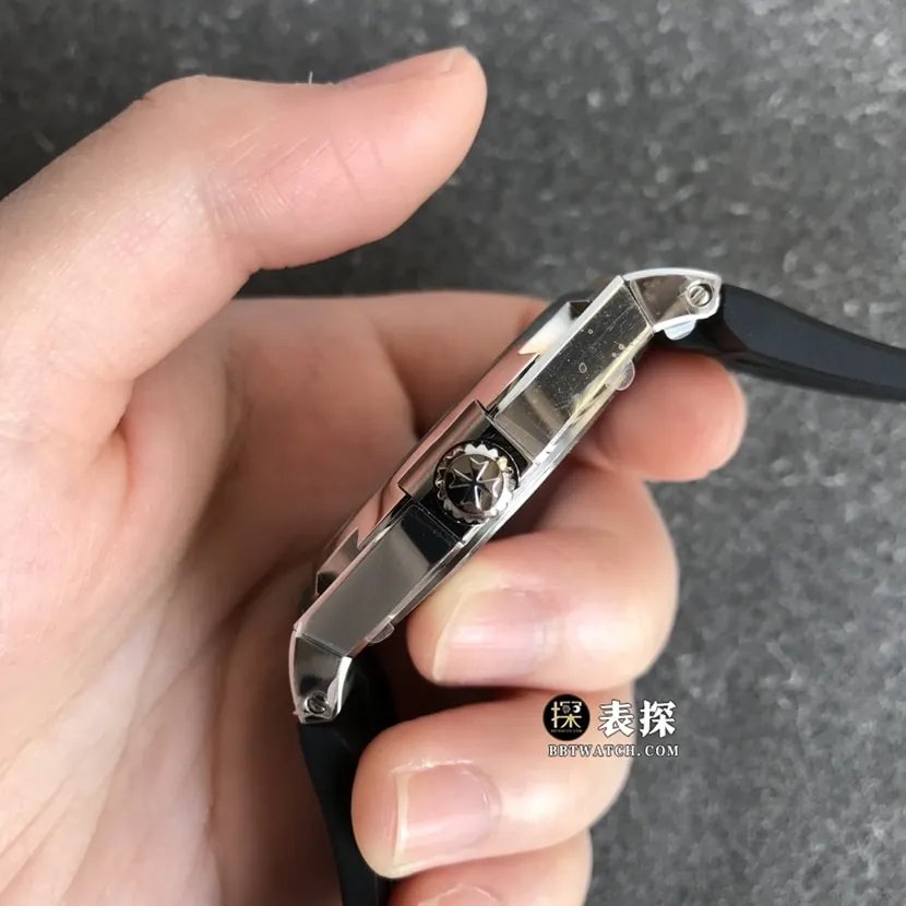 MKS FactoryVacheron Constantin watch men's black dial rubber model pictures and prices front live photo