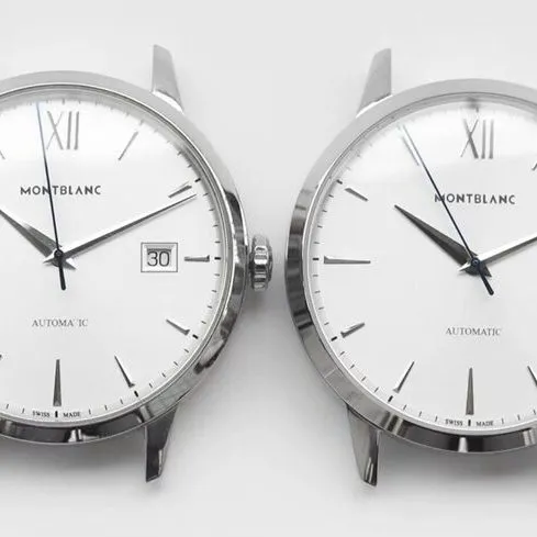Montblanc watch, mf collection watch, front comparison picture