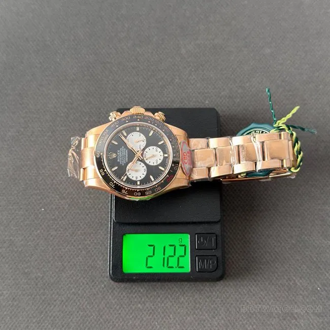 CBD Factory Daytona optimal watch Rolexrose gold Le Mans black dial4132front live photo