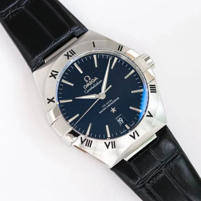 top-tier replicaOmegaOR Constellation series stainless steel 39mm watch front view