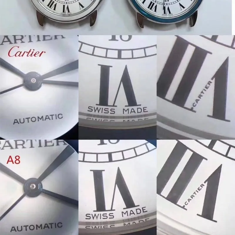 Cartier London Series 36mm watch review detail shots