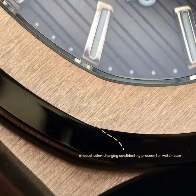 UMI factory Patek Philippe Nautilus5712 top-tier watch comparison Genuine difference front live photo