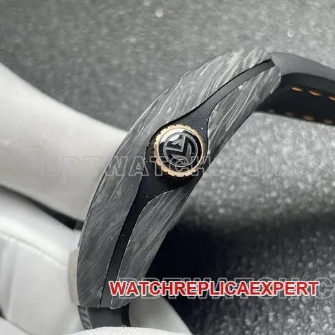 Franck Muller ABF factory watch V45black dial black shell leather braceletfront live photo