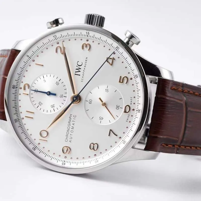 IWCIWCsuper watch Portuguese series IW371615 watch front view