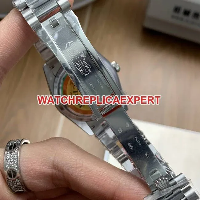 watch QF factory Day-DateRolex ice blue dial2836 mechanical 36mmbraceletlive photos