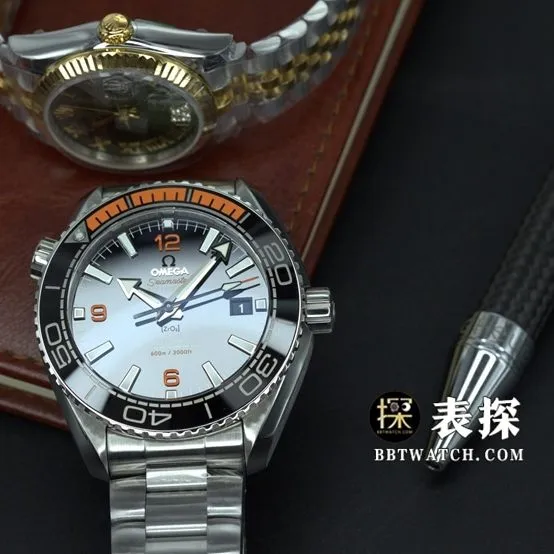VS FactoryOmegaSeamaster Ocean Universe 600m quarter orange watch men's steel bracelet model pictures and prices caseback live photo