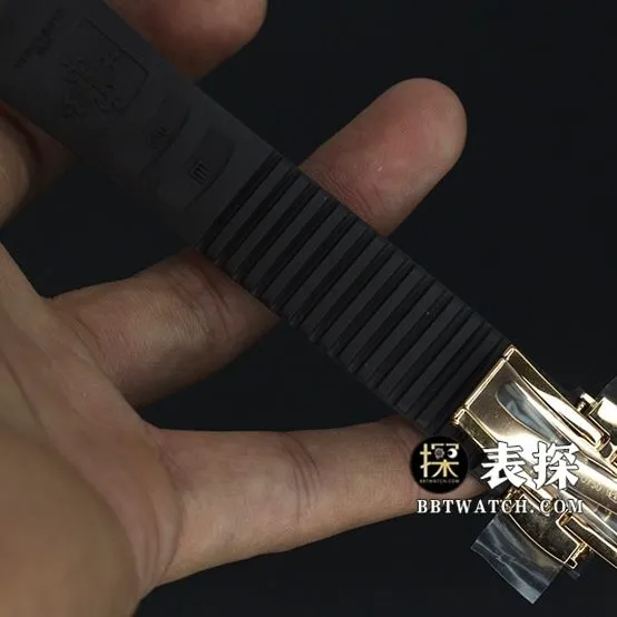WY factory Patek Philippe1:1super watch black dial white needle rubber model picture and price front live photo