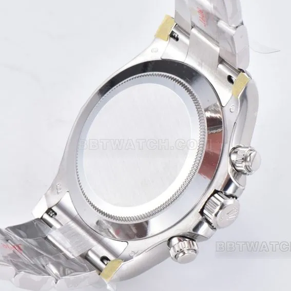 Factory C Rolex Daytonatop-tier 1:1high-quality replicablack dialsteel bracelet model m116509-0055front live photo