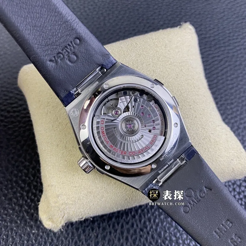 OR factory Omega Constellation watch men's ruthenium gray plate leather strap model pictures and prices front live photo