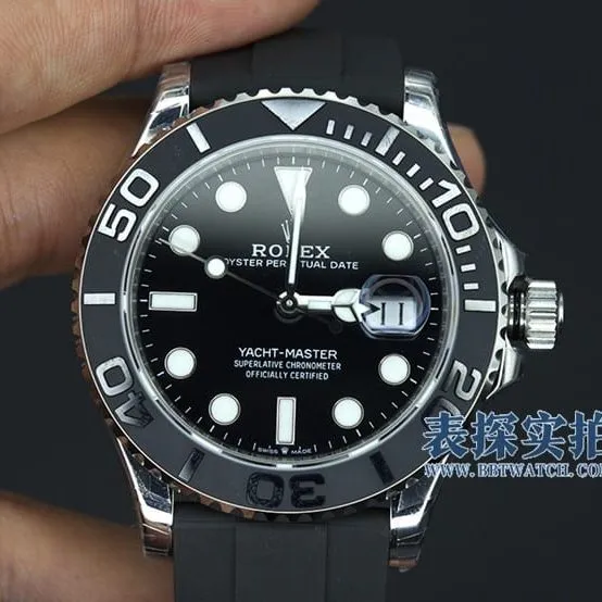 Rolextop-tier watch VS Factorywhite gold yacht bezel details