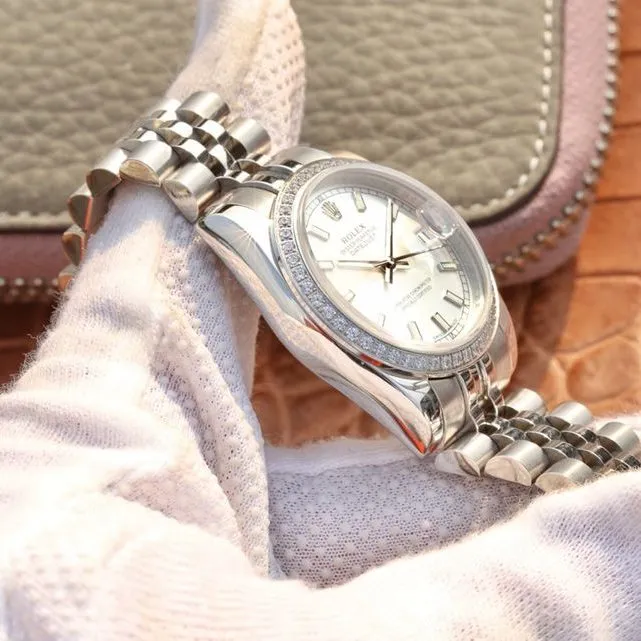 Rolex watch ROLEX Datejust women's series watch front view