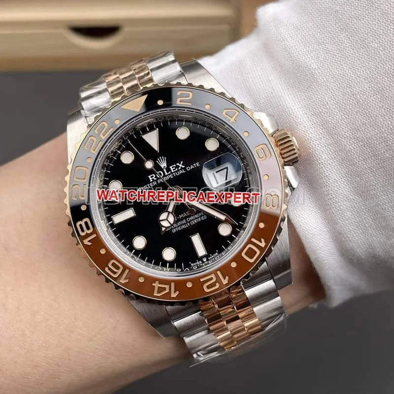 ARF FactoryRolexGMT-Master1:1super root beer circle126711front live photo