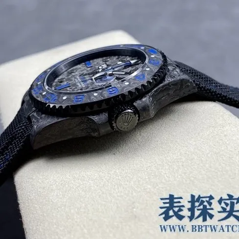 VSRolexGMT-Mastertop-tiersuper carbon fiber case is light to wear_How much does it cost_Pictures_How is the workmanship? Front