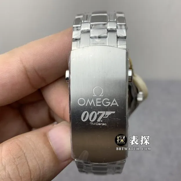 OR factory OmegaSeamastertop-tier watch men's black dial laser engraved barrel pattern steel bracelet model pictures and prices braceletlive photos
