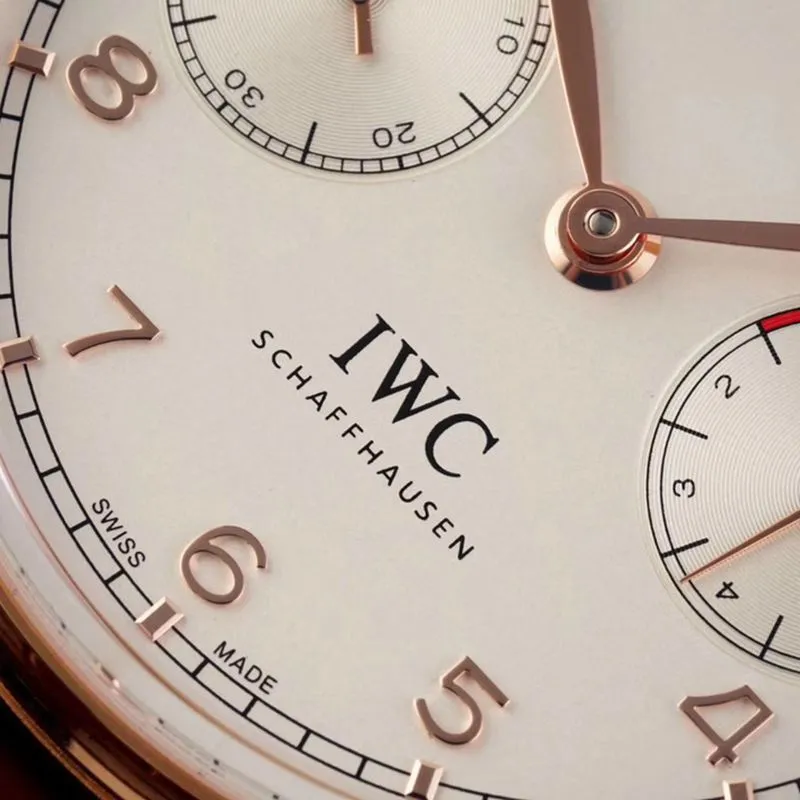 IWCIWCreplica watch Portuguese series annual calendar men's mechanical watch detail shots