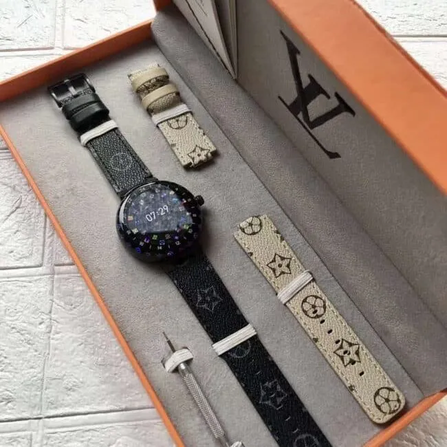 top-tier full set of packaging exclusive new original marquee Lv third generation smart watch front view