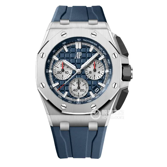 APF Offshore Audemars Piguet collectible watches Blue Plate Rubber Model 26420TI.OO.A027CA.01
