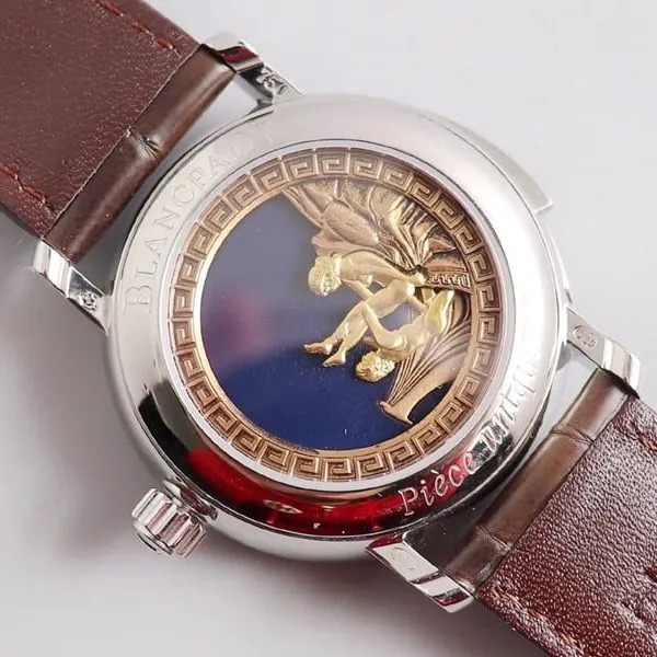 replicaBlancpain watch erotic classic gold Roman scale clasp picture