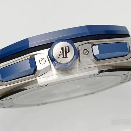 top-tier watch DDF factory Audemars PiguetRoyal Oak offshore blue dial26420side live photo