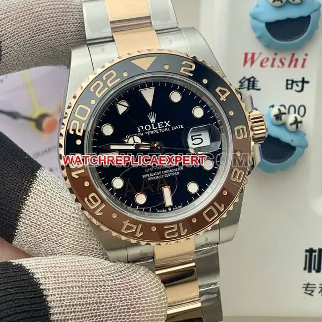Watch GMT-MasterVS FactoryRolex Sarsaparilla Ring 3285 Mechanical front live photo