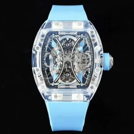 The most exciting Richard Miller tourbillon watch black dialRM Factory latest masterpiece RM 053-02 polo tourbillon front view