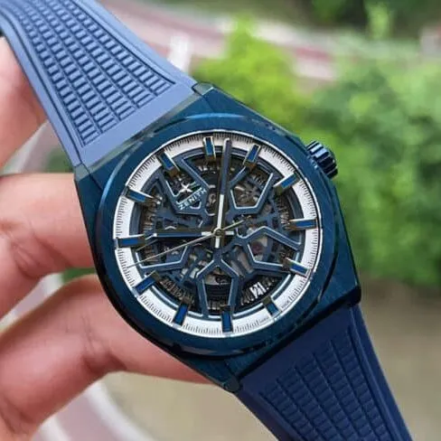 top-tier replicaLF Zenith DEFY series new and upgraded version of the hollow men's watch front view