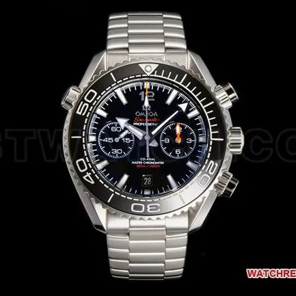 collectible watch N1 factory OmegaSeamaster 600m black dialfront live photo