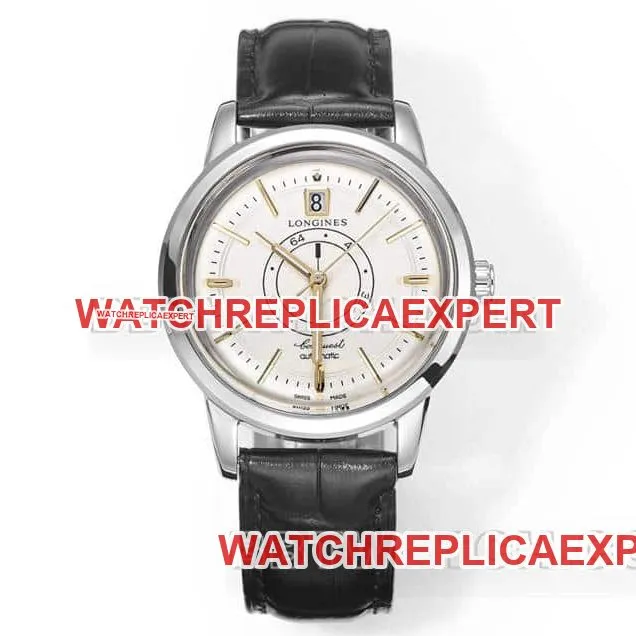 AD factory Longines classic replica1:1super cloneguilloché dialleather strap model L1.648.4.78.2front live photo