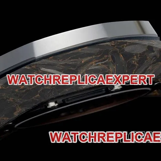 Audemars Piguet collectible watch RM factory Royal Oak offshore floating tourbillon mechanical red rubber model side live photo