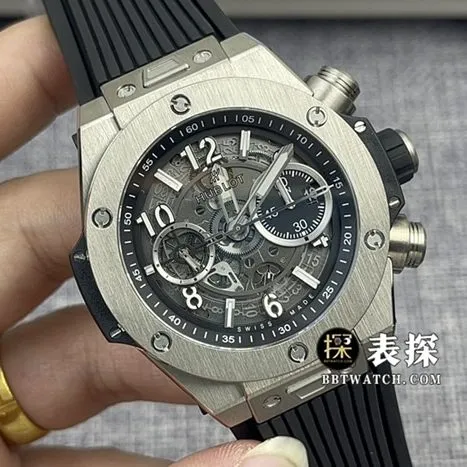 ZF FactoryHublot watch men's watch matte black hollow plate rubber model pictures and prices clasplive photos