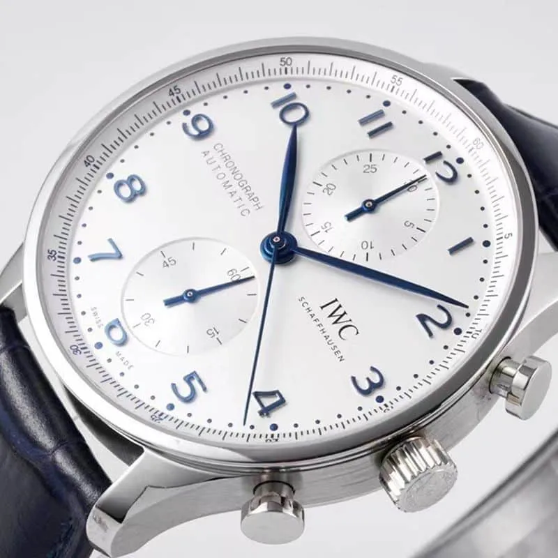 IWCIWCsuper watch Portuguese series IW371615 watch front view