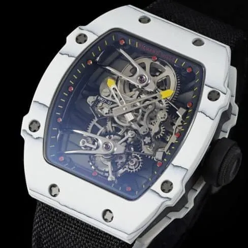 top-tier replicaRM 27-02 Richard Mille tennis player tourbillon men's watch side view