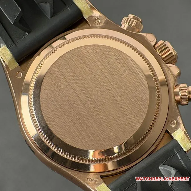 collectible watch CBD factory DaytonaRolexrose gold chocolate plate 4130front live photo