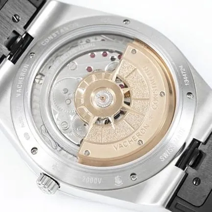 8F factory Vacheron Constantintop-tier watch automatic movement men's white dialrubber strap ultra-thin series watch front view