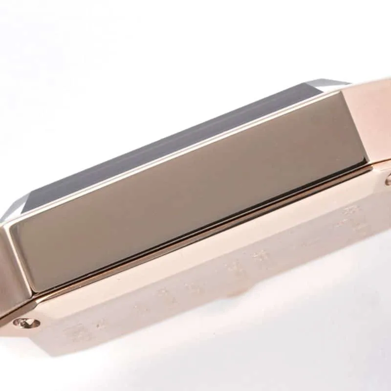 Chanelladies' watchreplicaPremiere series quartz watchrose goldblack dialdetail shots