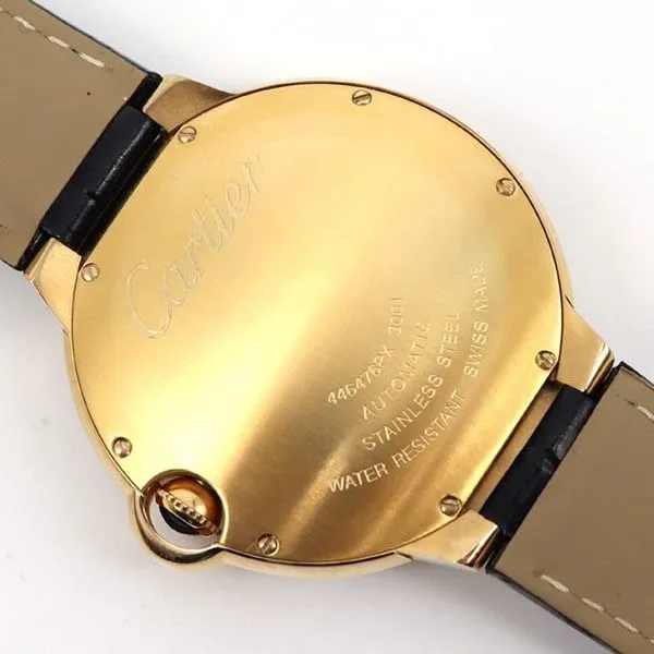 Cartier Blue Balloon Square Diamond Full Star Watch Front View