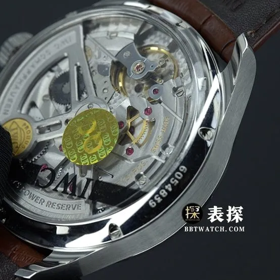 ZF FactoryIWC Portuguese watch men's annual calendar white dialleather strap model pictures and prices overall live photos