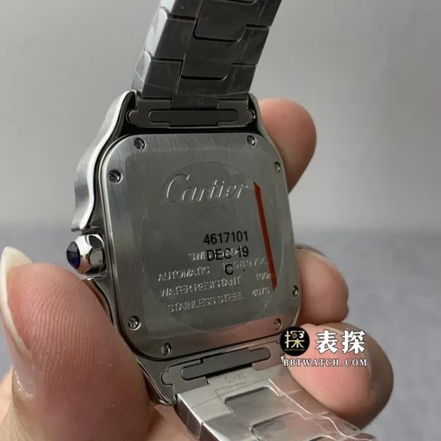 GF FactoryCartier Santos top-tier watch ladies silver white dialsteel bracelet model pictures and prices braceletlive photos