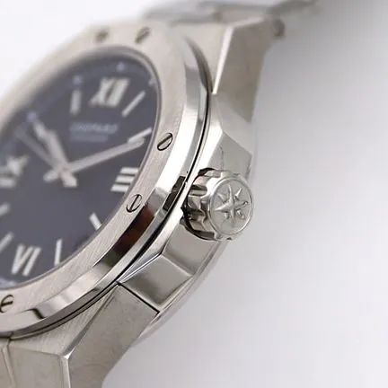 Chopardhigh-quality watch men's blue dial Alpine Eagle ALPINE EAGLE series automatic movementsteel bracelet watch front view
