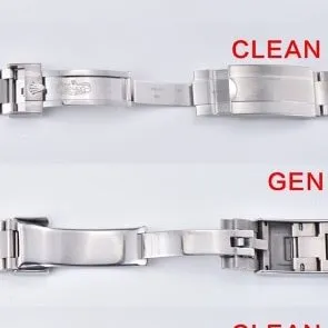 C factory green aqua ghost 126610 real and fake comparison review rolex top collectible watches appearance comparison picture