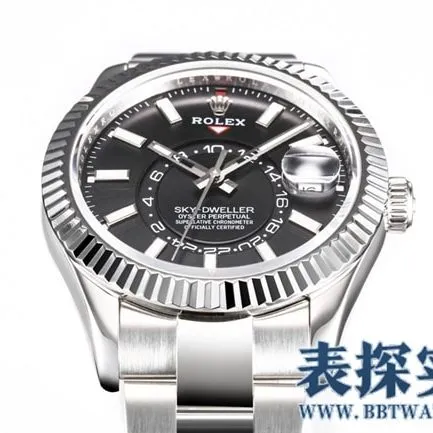 Rolex high-quality replicablack dial Skywalker watch_price_style pictures_quality details