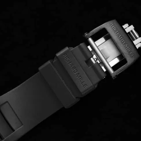 Front view of a high-quality Richard Mille RM 27-02 sports tourbillon men's watch from a major manufacturer.