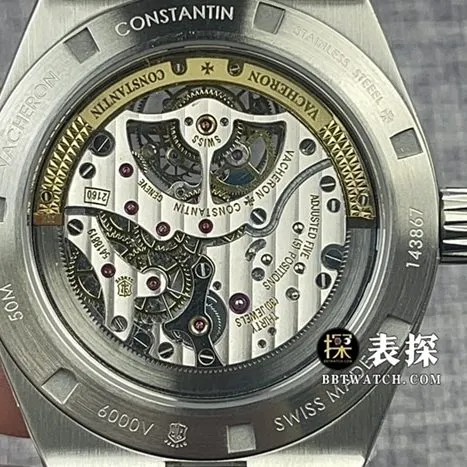 BBR factory Vacheron Constantin top-tier watch men's blue dialtourbillonleather strap model front live photo